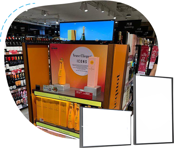 Retail Header Digital Displays
