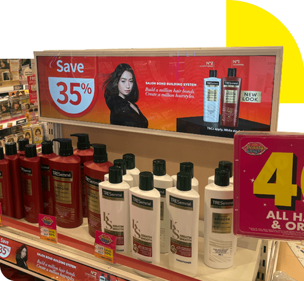 retail display stretch screen